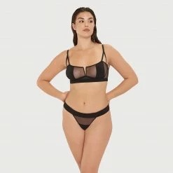 Bluebella Orla Thong Black Lingerie
