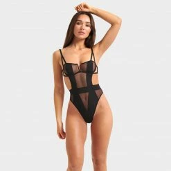 Bluebella Orla Wired Body Black Lingerie