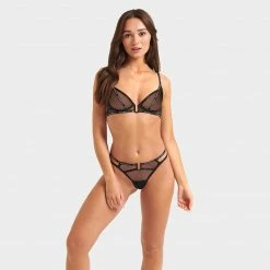 Bluebella Lingerie Sadie Thong Black/White