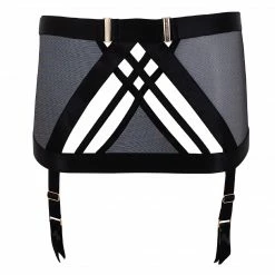 Bluebella Sawyer Skirt Suspender Black Lingerie