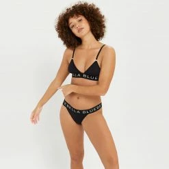 Bluebella Lulu Eco Bamboo Non Wired Bra Black/White Lingerie