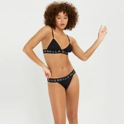 Bluebella Lulu Eco Bamboo Brief Black/White 16 Bluebella Lulu Eco Bamboo Brief Black/White