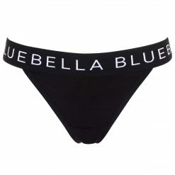 Bluebella Lulu Eco Bamboo Thong Black/White Lingerie