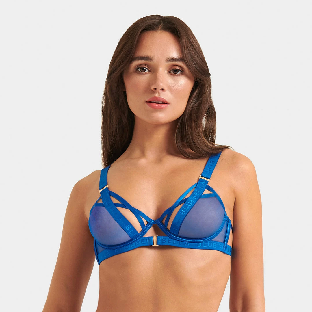 Bluebella Oslo Bra Egyptian Blue Lingerie 1 Bluebella Oslo Bra Egyptian Blue Lingerie