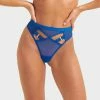 Bluebella Oslo High-Waist Thong Egyptian Blue Lingerie