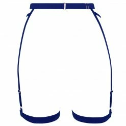 Bluebella Lingerie Oslo Thigh Harness Egyptian Blue
