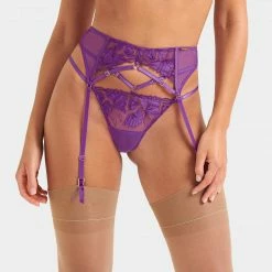 Bluebella Isla Suspender Electric Purple