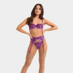 Bluebella Isla Suspender Electric Purple 15 Bluebella Isla Suspender Electric Purple