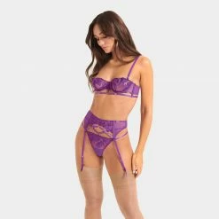 Bluebella Isla Suspender Electric Purple 16 Bluebella Isla Suspender Electric Purple
