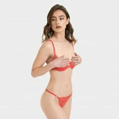 Bluebella Lingerie Carmen Thong Flame Scarlet