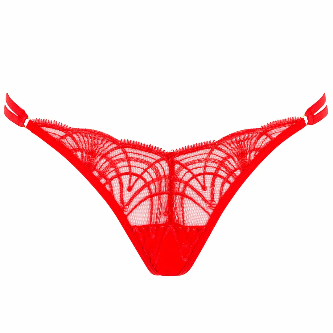 Bluebella Lingerie Anaya Thong Flame Scarlet 3 Bluebella Lingerie Anaya Thong Flame Scarlet