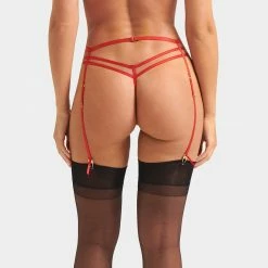 Bluebella Anaya Suspender Flame Scarlet Lingerie