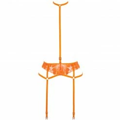Bluebella Colette Suspender Harness Orange Peel Lingerie