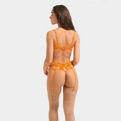Bluebella Colette Suspender Harness Orange Peel Lingerie