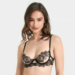 Bluebella Lingerie Adeline Bra Sheer/Black
