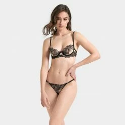 Bluebella Lingerie Adeline Bra Sheer/Black