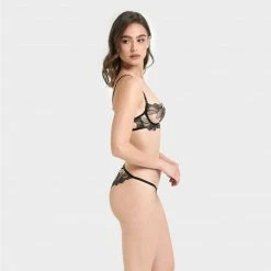 Bluebella Lingerie Adeline Bra Sheer/Black