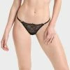 Bluebella Alanna Thong Black Lingerie