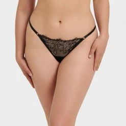 Bluebella Alanna Thong Black Lingerie
