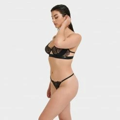 Bluebella Alanna Thong Black Lingerie