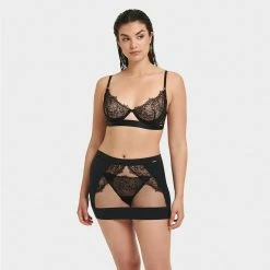 Bluebella Alanna Skirt Black Lingerie