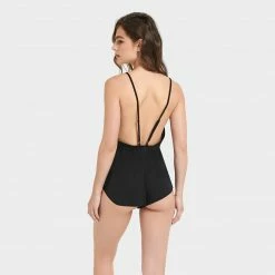 Bluebella Alanna Luxury Satin Teddy Black