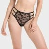 Bluebella Dana High-Waist Thong Black