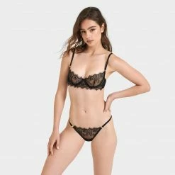 Bluebella Grace Brief Black Lingerie