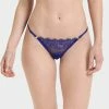 Bluebella Lingerie Grace Brief Surf The Web Blue