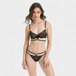 Bluebella Lingerie Hallie Thong Black