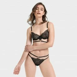 Bluebella Lingerie Hallie Thong Black