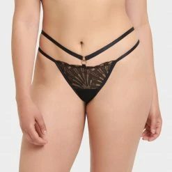 Bluebella Lingerie Hallie Thong Black