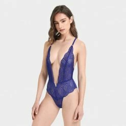 Bluebella Lingerie Iris Soft Body Surf The Web Blue