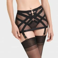 Bluebella Miriam ECO Skirt Suspender Black