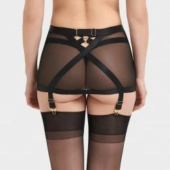 Bluebella Miriam ECO Skirt Suspender Black
