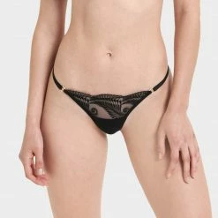 Bluebella Lingerie Rafaela Thong Black