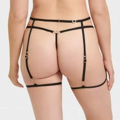 Bluebella Rafaela Thigh Harness Black Lingerie