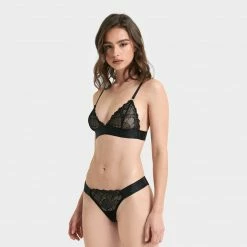 Bluebella Tori Thong Black Lingerie