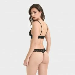 Bluebella Tori Thong Black Lingerie