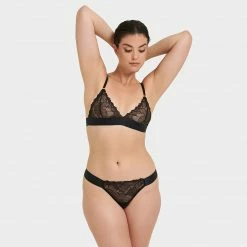 Bluebella Tori Thong Black Lingerie