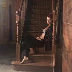 Bluebella Claudia Shirt And Trouser Black