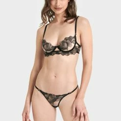 Bluebella Bra & Brief Set: Adeline Black