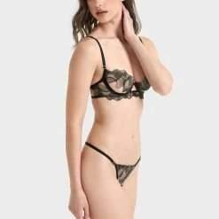 Bluebella Set: Adeline Black Bra & Thong 7 Bluebella Set: Adeline Black Bra & Thong