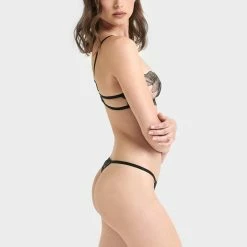Bluebella Set: Adeline Black Bra & Thong 8 Bluebella Set: Adeline Black Bra & Thong