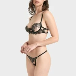 Bluebella Set: Adeline Black Bra & Thong 9 Bluebella Set: Adeline Black Bra & Thong