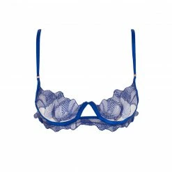 Bluebella Lingerie Adeline Bra Sheer/Surf The Web Blue 13 Bluebella Lingerie Adeline Bra Sheer/Surf The Web Blue