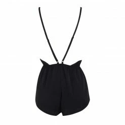 Bluebella Alanna Luxury Satin Teddy Black