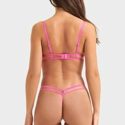 Bluebella Set: Amina Hot Pink Bra & Thong