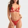 Bluebella Set: Anaya Flame Scarlet Bra & Thong