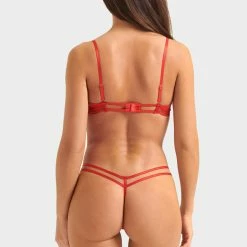 Bluebella Set: Anaya Flame Scarlet Bra & Thong